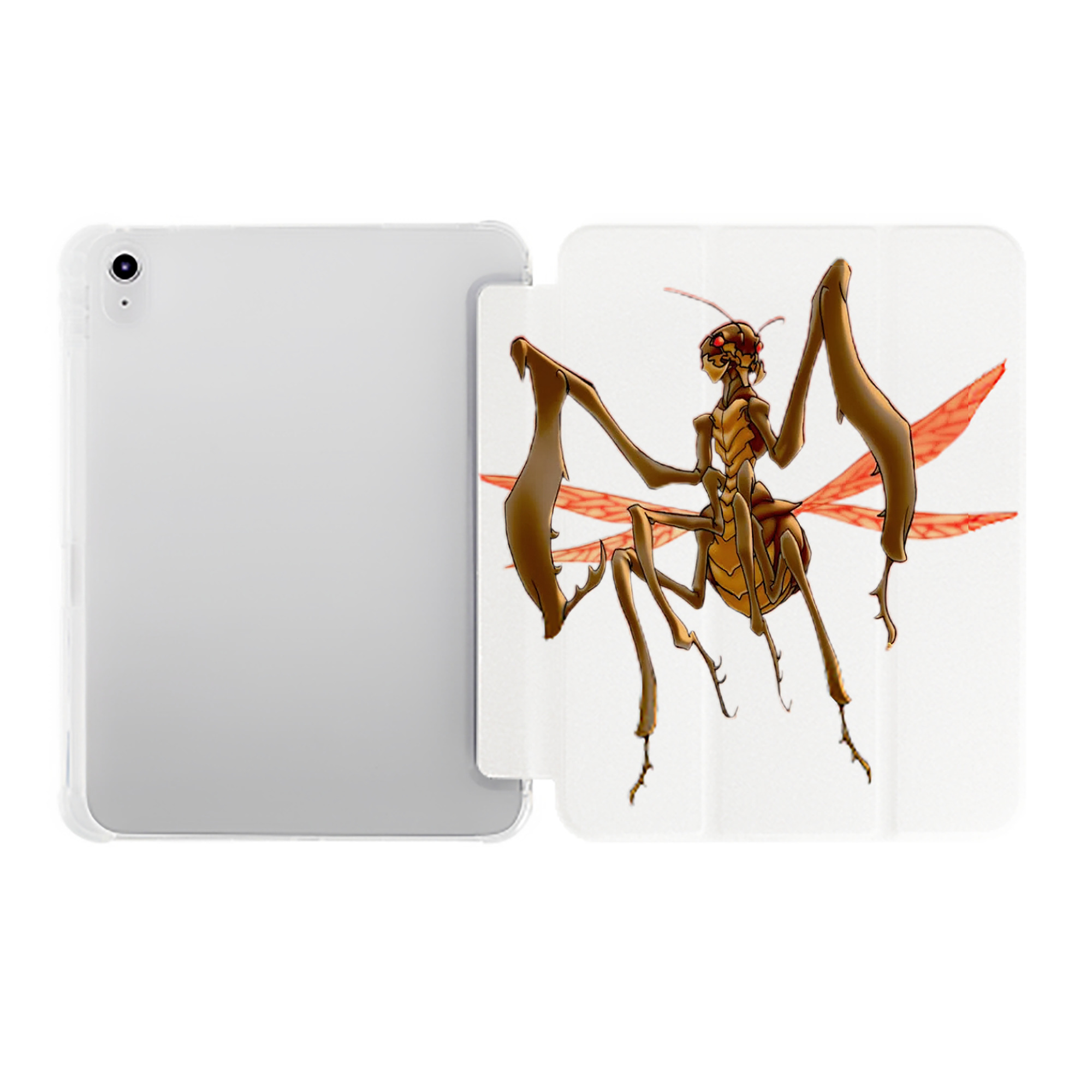 （画像用） 遊☆戯☆王 Yu-Gi-Oh! IPad ケース ペン収納付き 三つ折りスタンド PUレザー×シリコン 対応機種9.5/10.5/10.9インチ